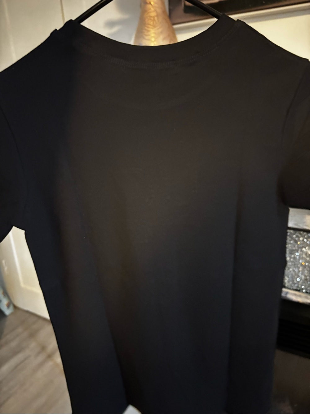 Brand new stretchy Black Logo Graphic Tee - Black with Red & Green Accents - Picture 4 of 4